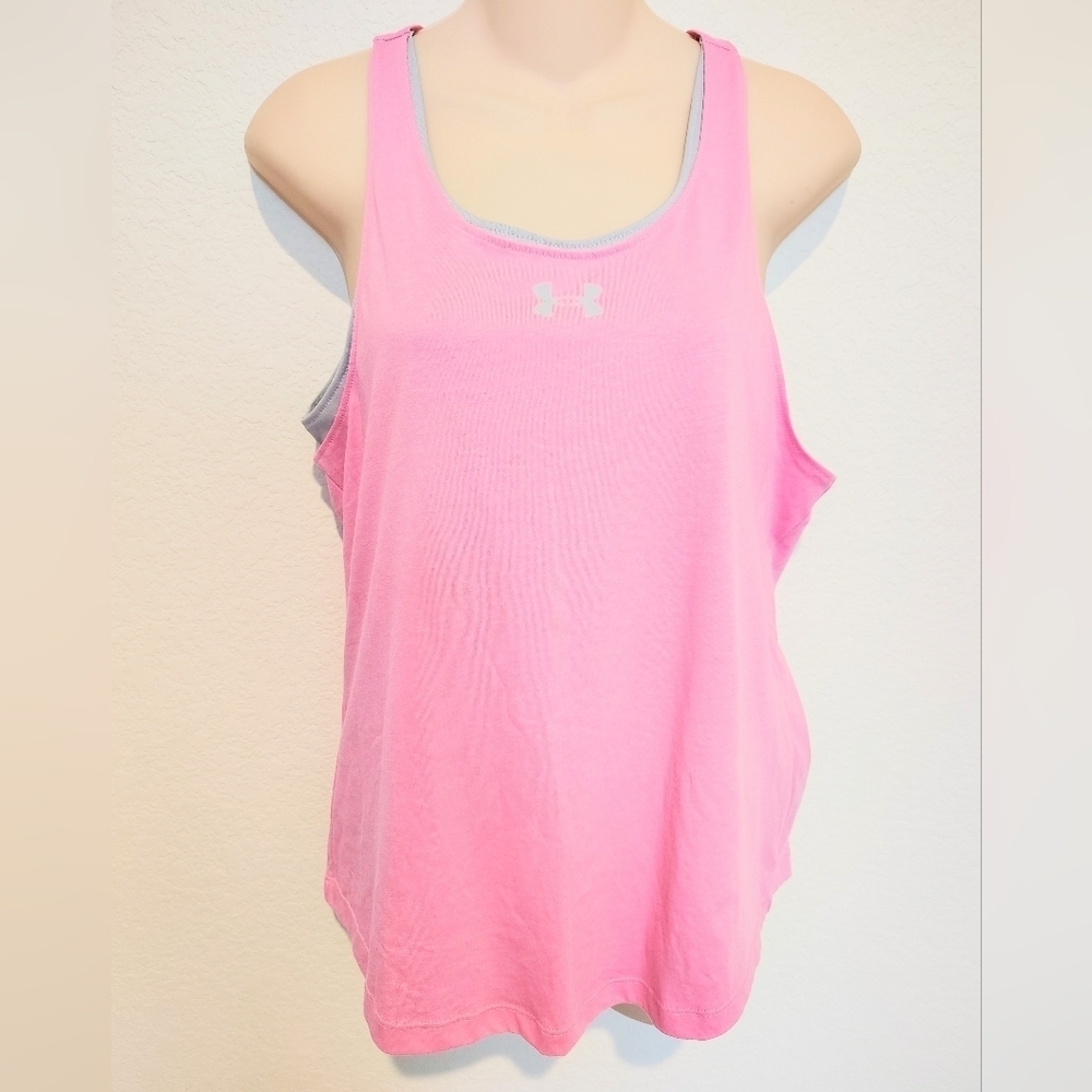 Under Armour Girls Pink Tank Top